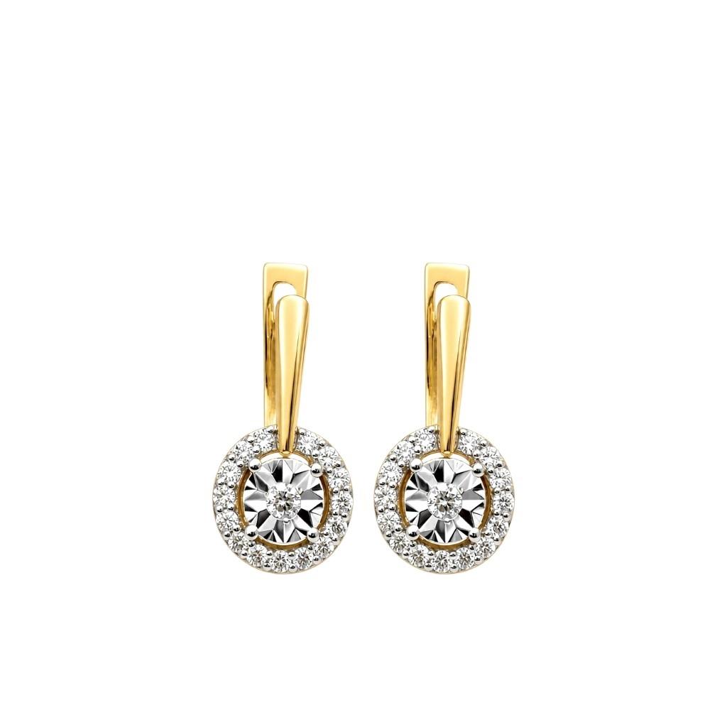 Minđuše sa brilijantima 0.37ct