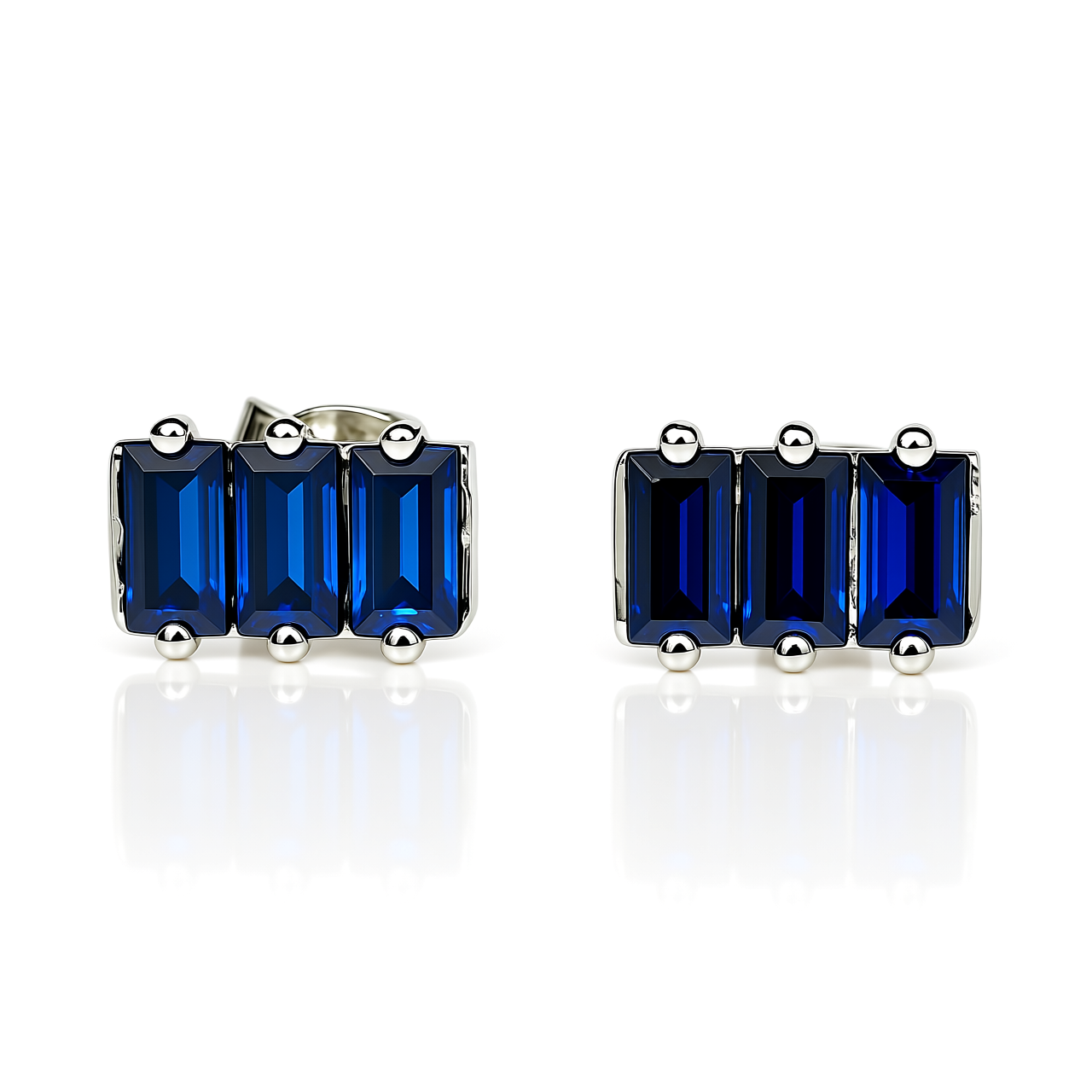 Minđuše sa safirom  