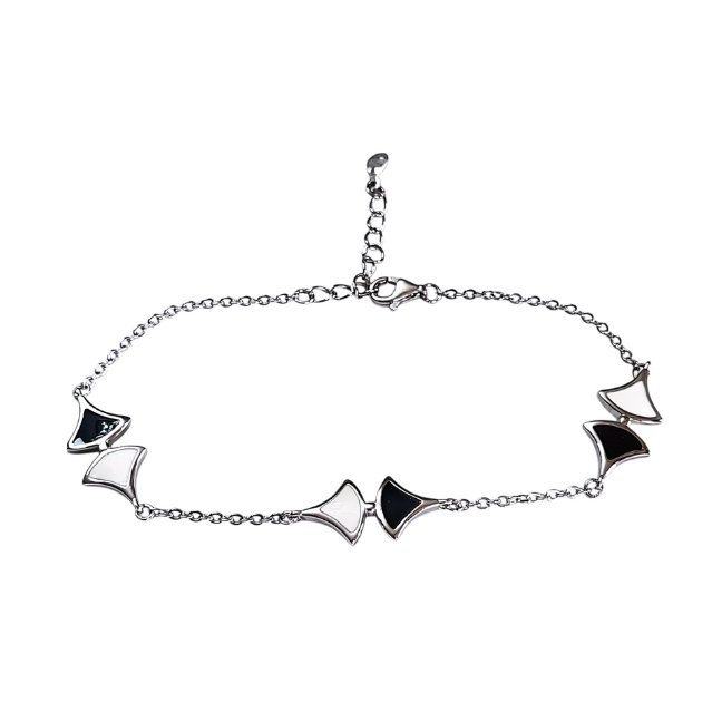 Narukvica od srebra black & white