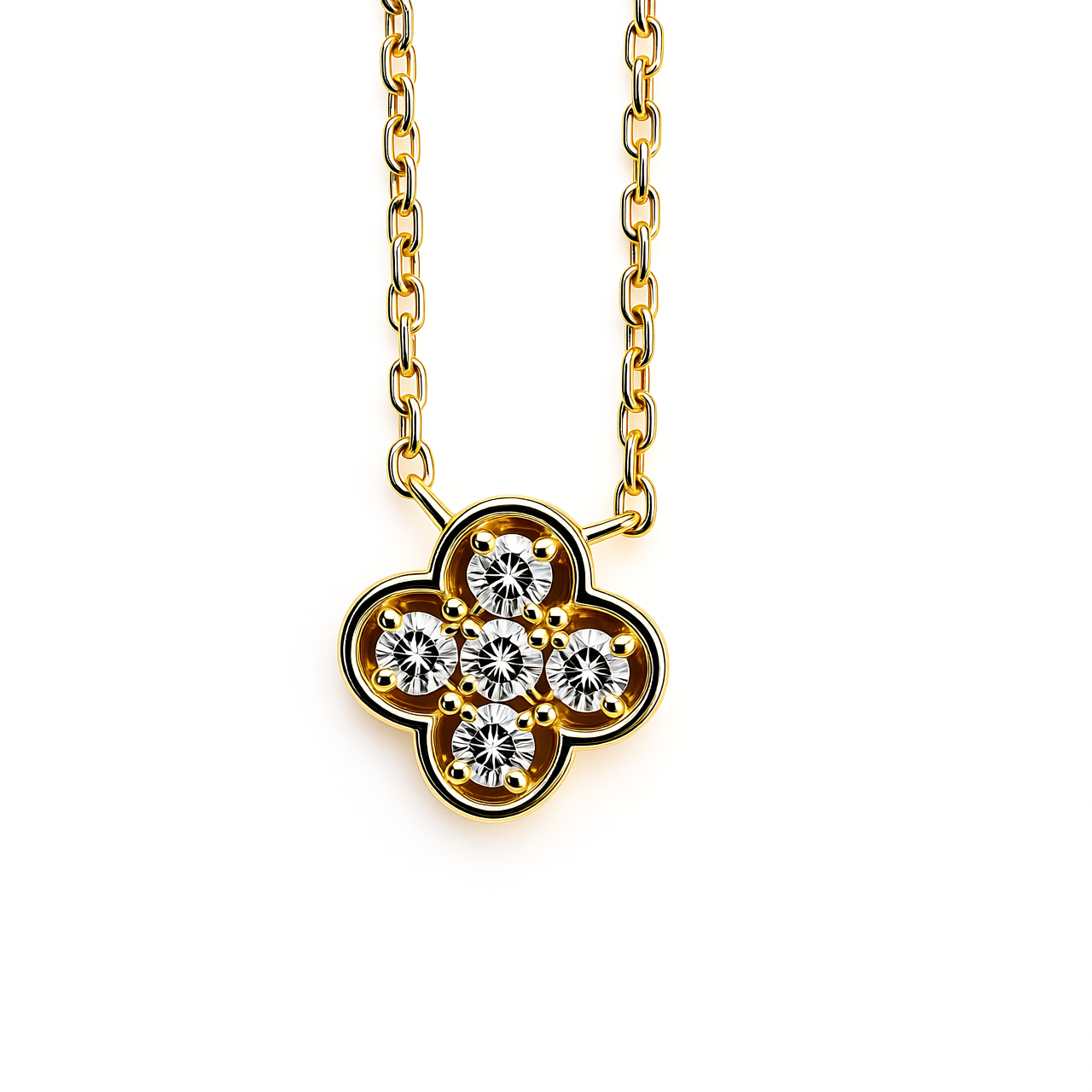 Ogrlica dia 0.09ct
