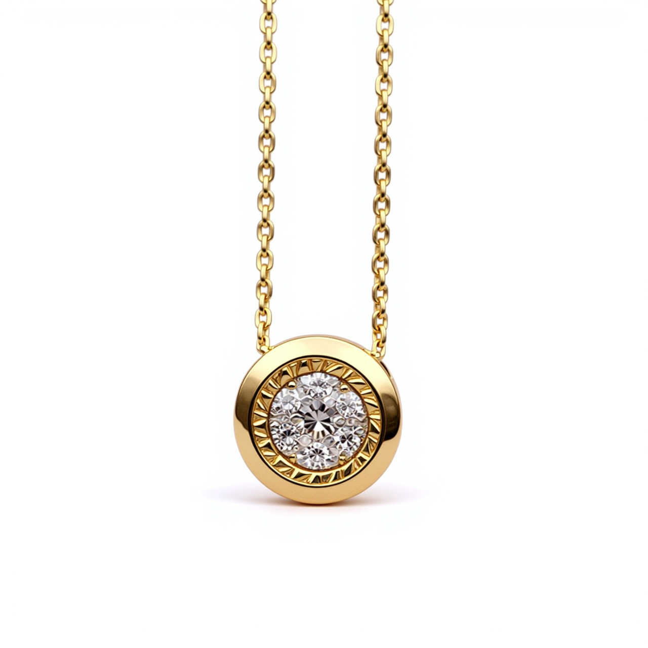 Ogrlica sa brilijantima 0.08ct