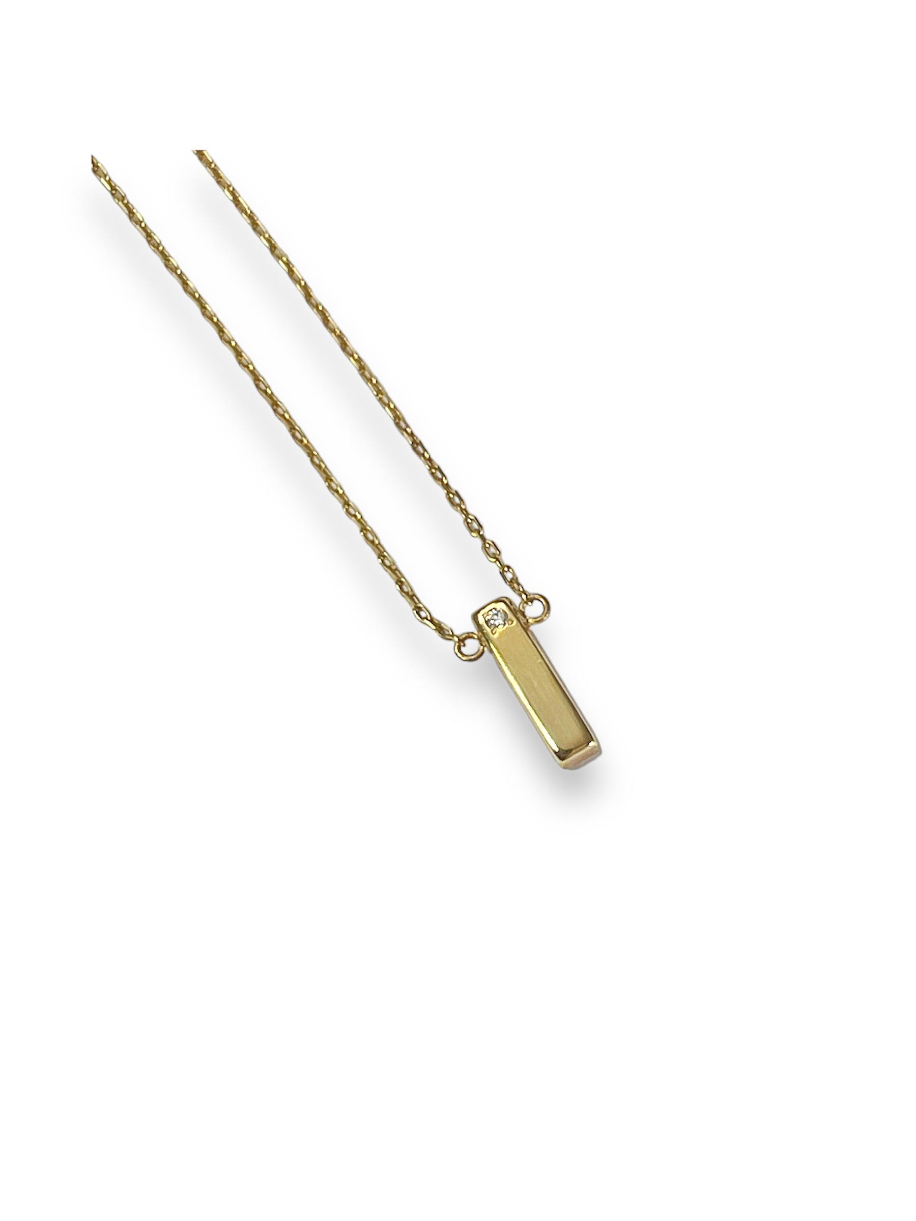 Ogrlica slovo sa brlijantom