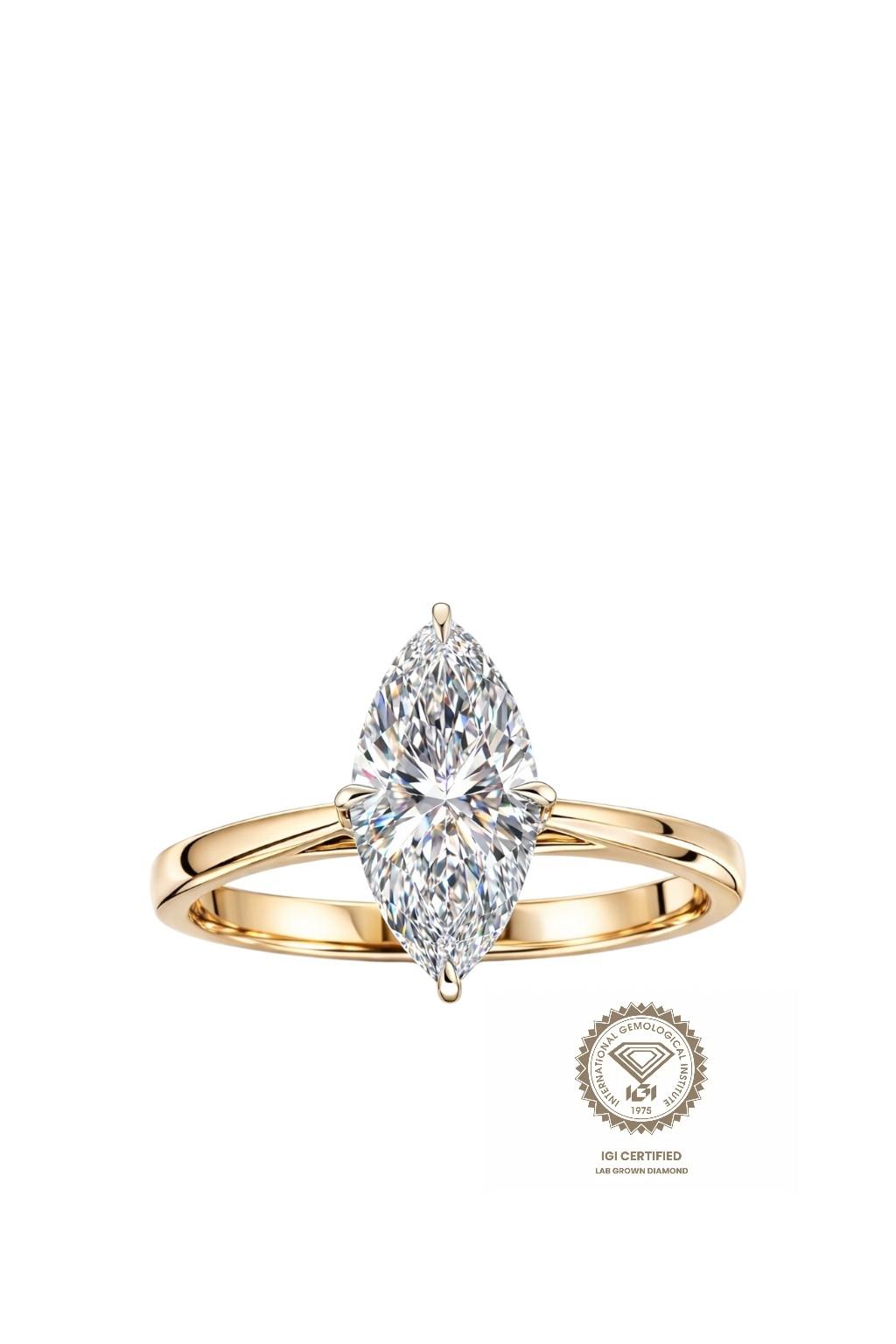 Prsten lab grown diamond