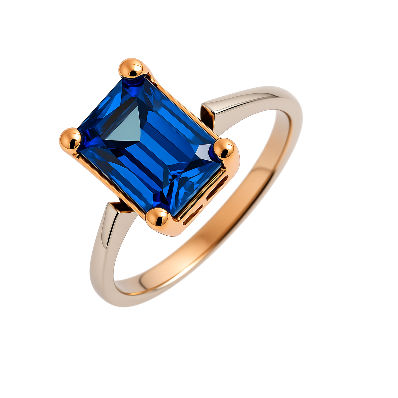 Prsten London blue topaz