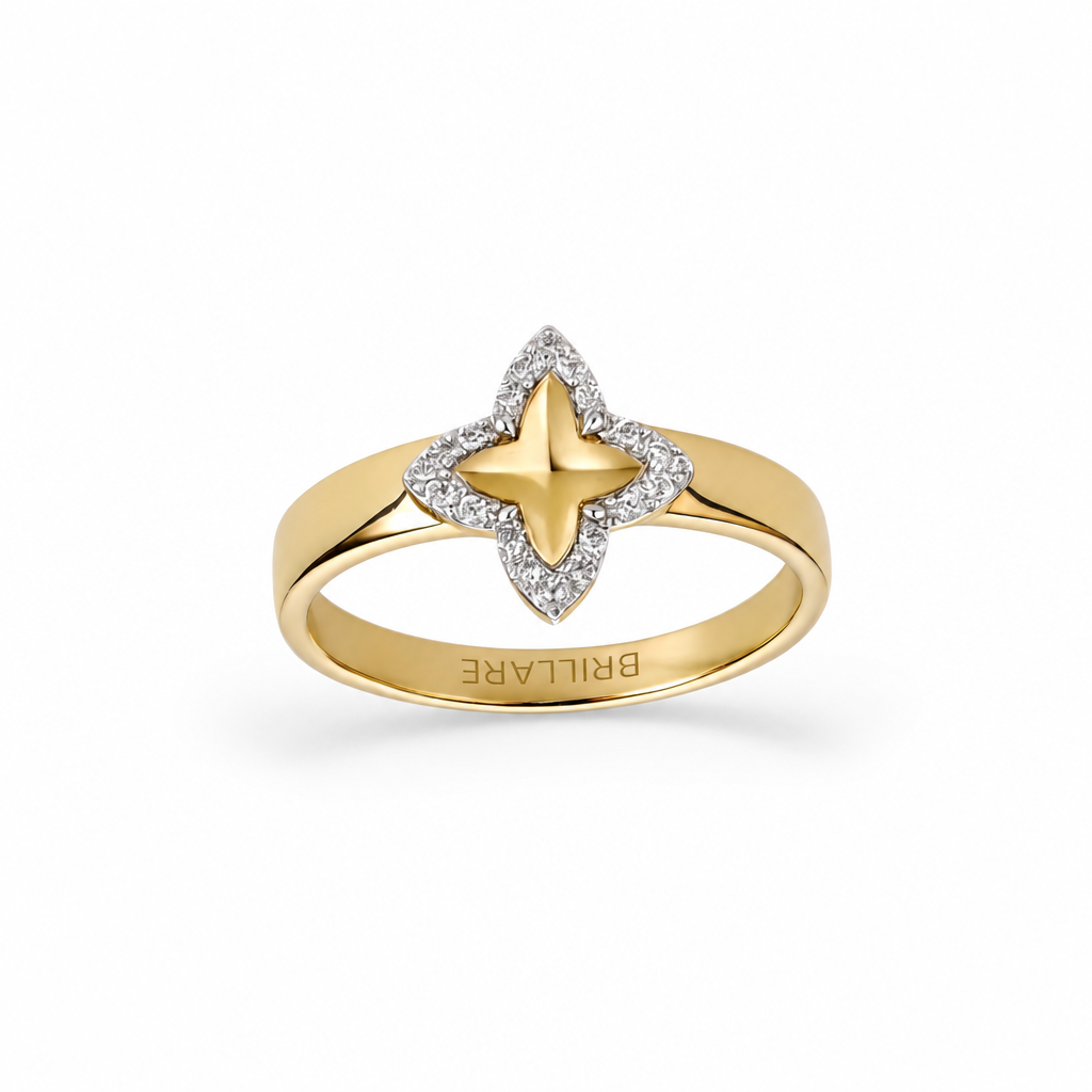 Prsten sa brilijantima 0,10ct