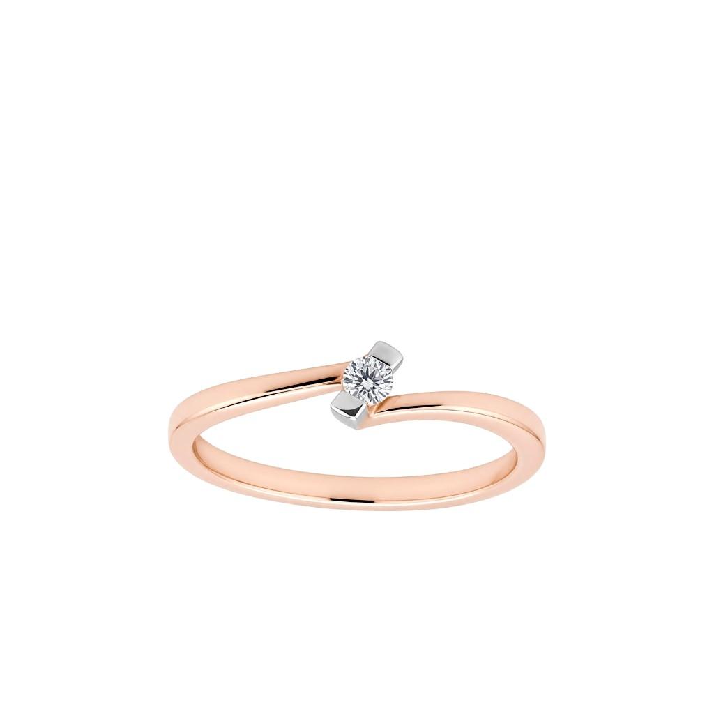Prsten sa brilijantom 0.06ct