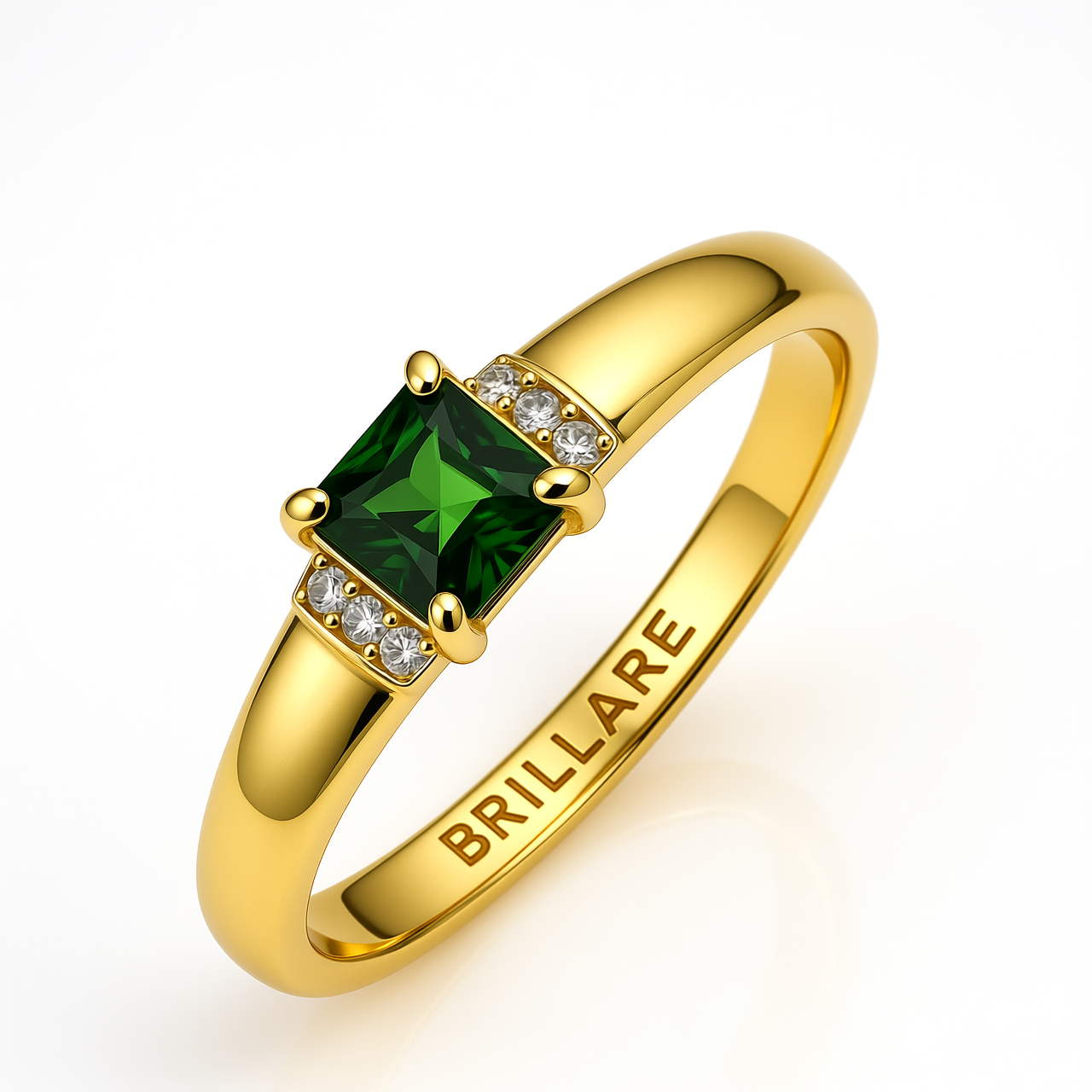 Prsten sa turmalinom i brilijantima