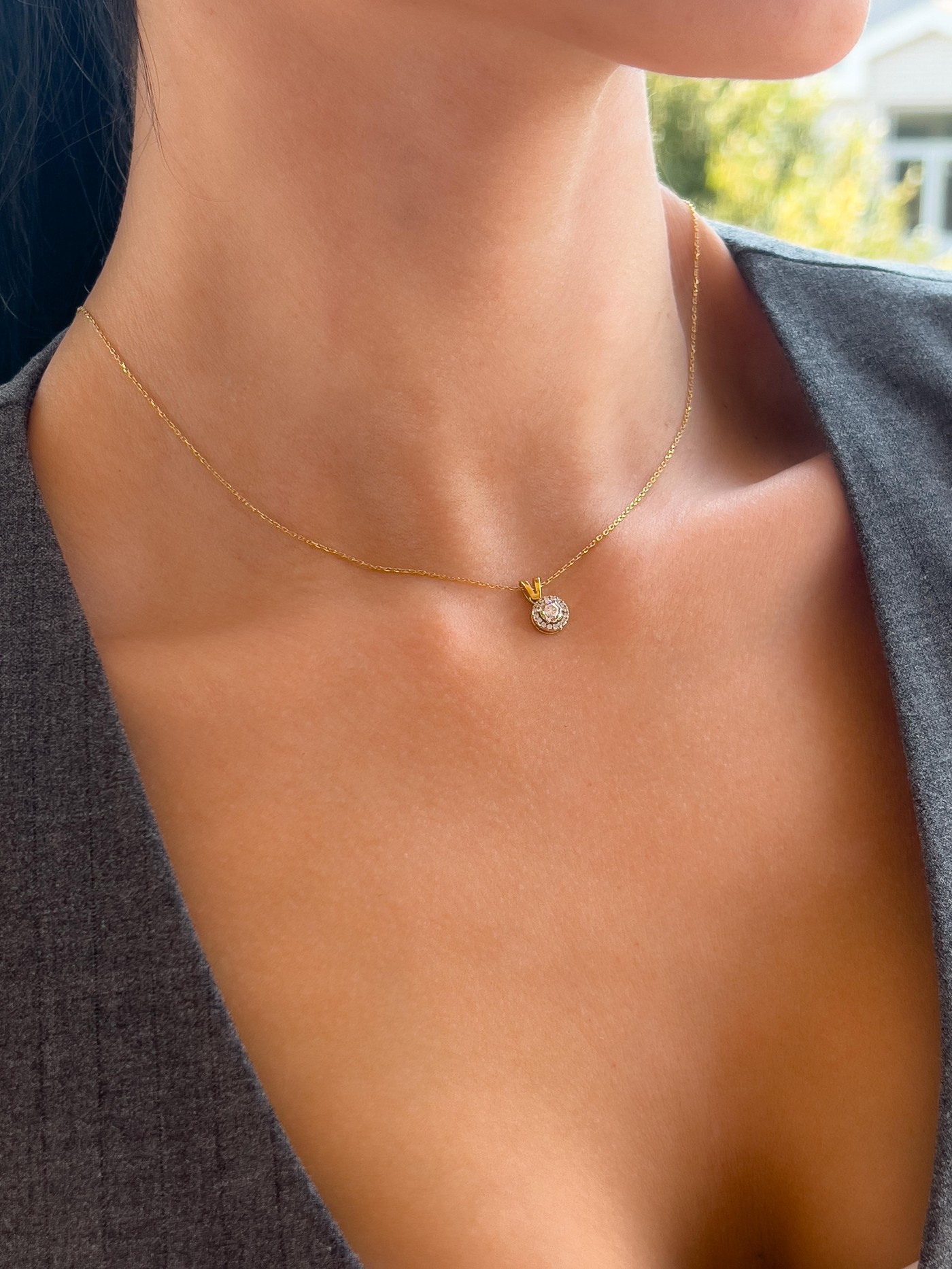 Ogrlica sa brilijantima 