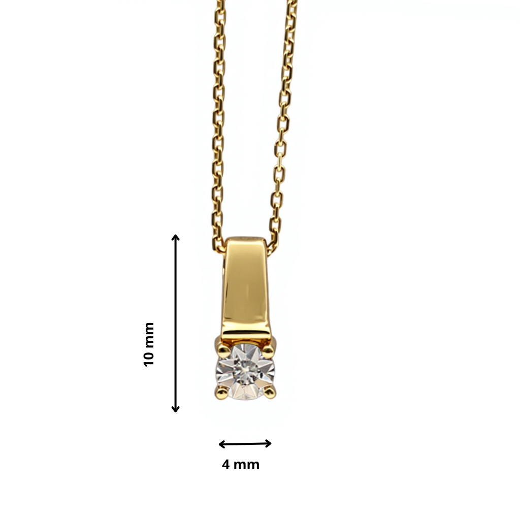 Ogrlica sa  brilijantom