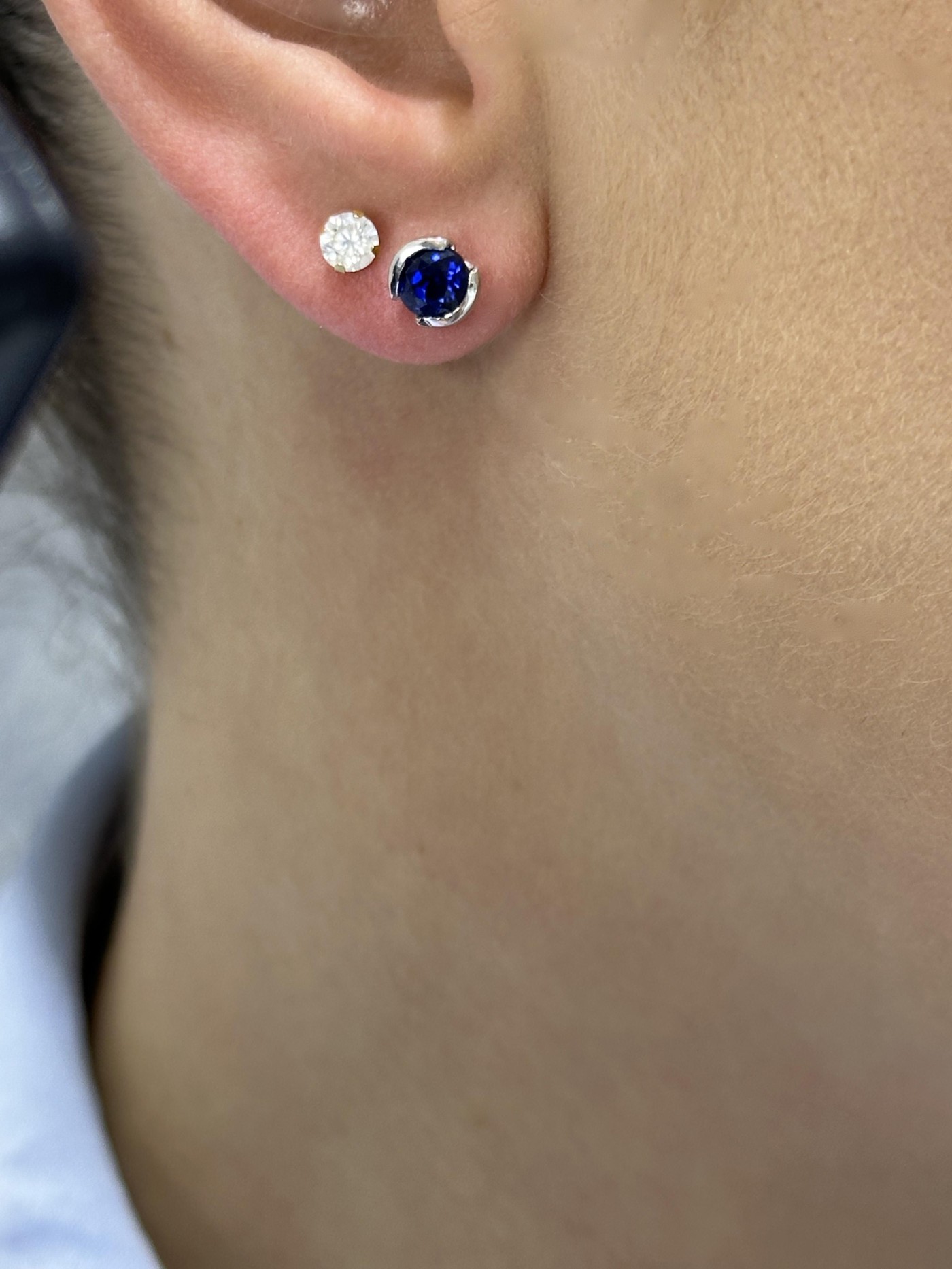 Minđuše sa safirom  