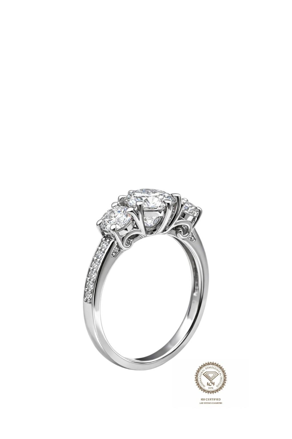 Prsten lab grown diamond