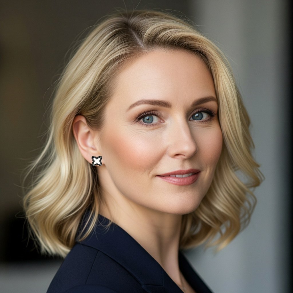 Minđuše sa crnim brilijantima