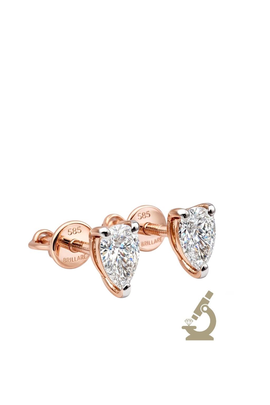 Minđuše lab grown diamond