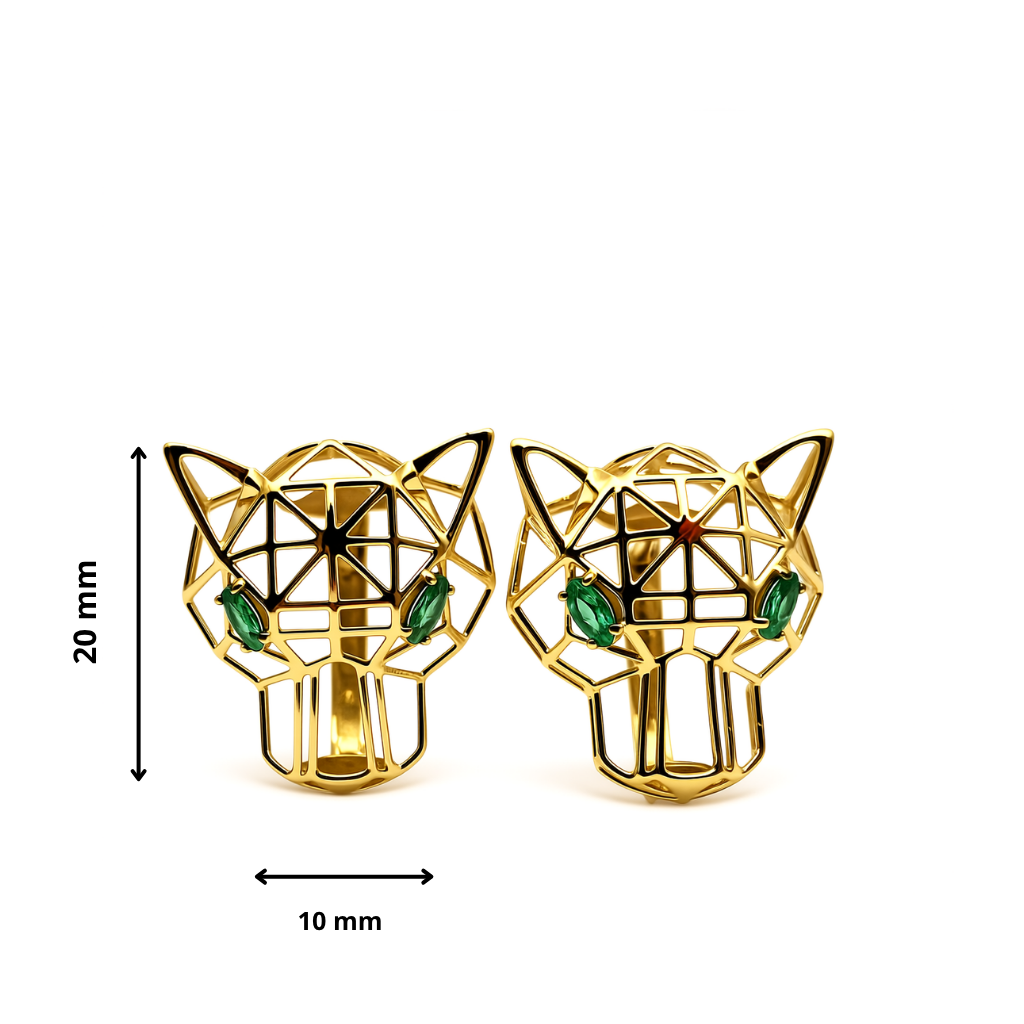 Minđuše sa smaragdom